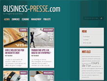 Tablet Screenshot of business-presse.com